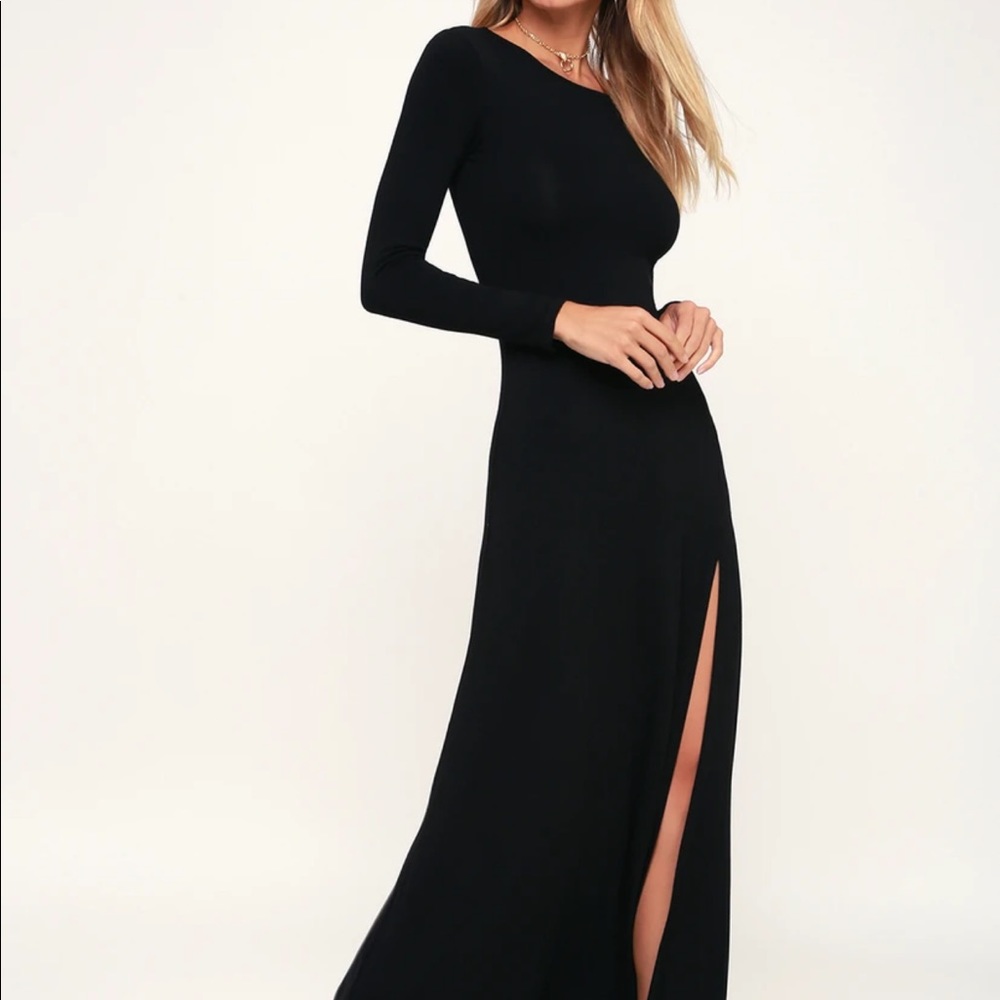 NWT Lulus Swept Away Maxi Dress